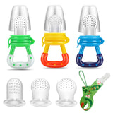 Silicone Baby Fruit Feeder with Cover Baby Nipple Fresh Food Vegetable Supplement Soother Nibbler Feeding Teething Pacifier