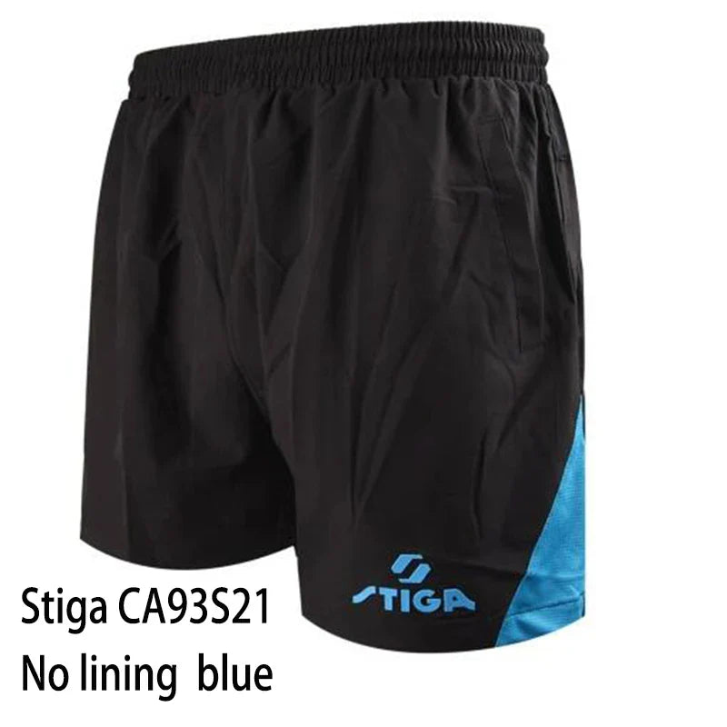 Original table tennis shorts for stiga table tennis rackests professional trunks racquet sports G100101 pingpong game