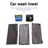 9pcs Wash Sponge Auto Applicator Pads Car Wipe Kit Microfiber Towel  Detailing Washing Tools Glove Cleaning Towel Waxing Brushes