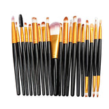 20 PCS Makeup Brush Set Eye Shadow Brush Set Foundation Brush Beauty Tools Super Soft Man-made Fibers Full Set