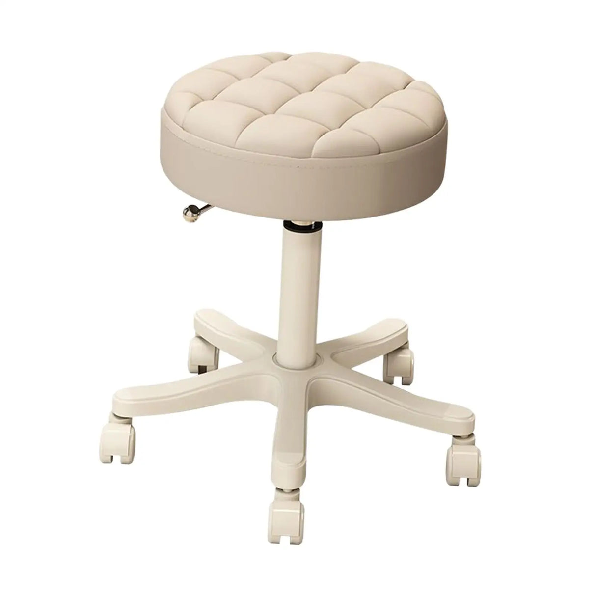 Swivel Salon Stool Heavy Duty Lash Chair 35~45cm Adjust Multipurpose Drafting Bar Stool with Wheels for Barbershop, Housework