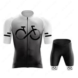 Cycling Jersey Set 2023 Summer Ropa Ciclismo Men's Bicycle Cycling Clothing Gradient Color Mountain Bike Jersey Sportswear Suit