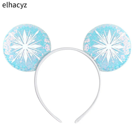 10Pcs/Lot New Colors Mouse Ears Headband Women Festival Party Cosplay Hairband Girls Gift Kids DIY Hair Accessories Wholesale