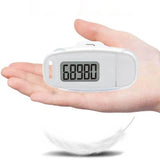 Mini Step Counter Compact Pedometer Compact Rechargeable 3d Pedometer Accurate Step Counting Device with Display for Target