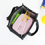 High-Capacity Portable Insulated Lunch Bag Women Kid Picnic Work Travel Food Thermal Storage Container Bento Box Cooler Tote Bag