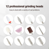 Professional Electric Nail Drill Polishing Machine Dead Skin Removal Art Sanding File Pen Nails Polisher Grinder Manicure Tools