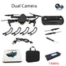 Mini RC Drone With Camera HD Wifi Fpv Photography Foldable Quadcopter Fixed Height Professional Drones E58 Gifts Toys for boys