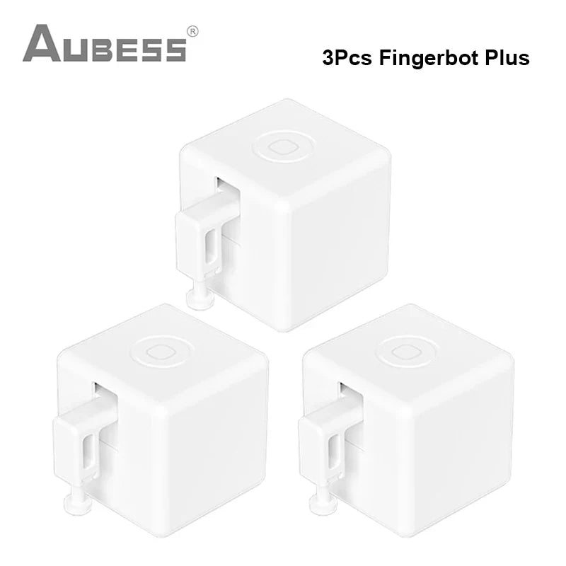 AUBESS Tuya Zigbee Fingerbot Plus Smart Switch Button Pusher Smart Home Timer Smart Life Voice Control Alexa Google Home Alice