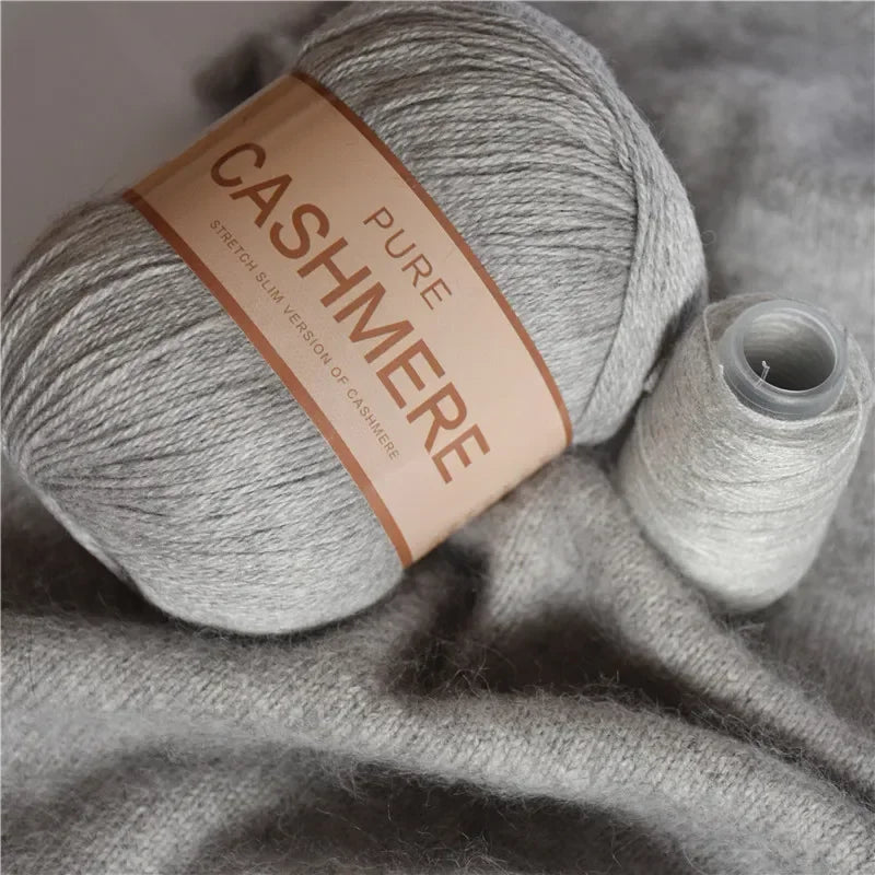 Pure Natural Mongolian Cashmere Yarn Crochet Lana para tejer knitting wool Yarn Baby laine Yarny Knit Thread Hand-Weaving 8sets