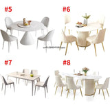 24 Dining Room Table Set Luxury Kitchen Furniture Modern Minimalist Dining Table With 6 Seats Customize Desktop Table And Chairs