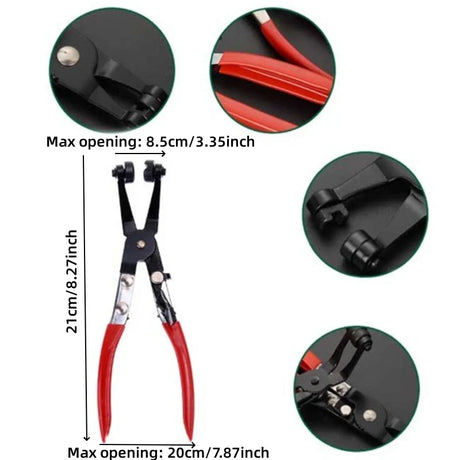 Car Hose Clamp Pliers For Fuel & Coolant Hose Pipe Clips For Auto Car Repair Water Pipe Removal Tool