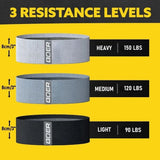 3PCS Fitness Rubber Band Elastic Yoga Resistance Bands Set Hip Circle Expander Bands Gym Fitness Booty Band Home Workout