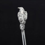 16cm Witch skull Hair Stick  sword woman hair stick Hairpin Amulet Spirit Hair Jewelry For Women