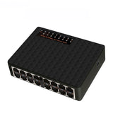 16 Port Network Switch Fast Ethernet Smart Switcher High Performance RJ45 Hub Internet Splitter