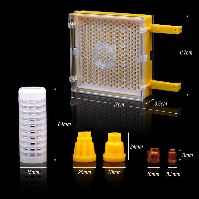 Germany Jenter Queen Rearing Kit Nicot Bee Queens Rearing System Queen Bee Larva Move Cage Goods Tool For Beekeeper Supplies