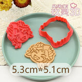 Genshin Impact Neuvillette Cake Tool Animal Cookie Cutter Christmas Cutters Biscuit Stamp Fondant Mould Baking Sugarcraft Molds