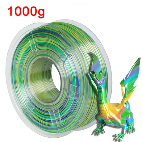 Silk Colorful 3D Printer Filament PLA Rainbow 3D Printing Materials 1.75mm Sublimation Universe Forest Candy Macaron Series pla