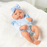 17inch 45cm Reborn Dolls Baby  Dolls Toys Girl Lifelike Reborn Dolls Full Body Silicone Girl Doll Bebe Doll Toys Christmas Gifts