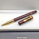 PPS Inheritance Series MB Red&Black Classic Fountain Rollerball Ballpoint Pen with Exquisite Snake Clip Writing Smooth