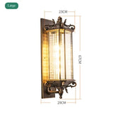 European Garden Terrace Wall Light Balcony Corridor Front Gate Outside LED Light Fixtures Courtyard Outdoor Waterproof Wall Lamp