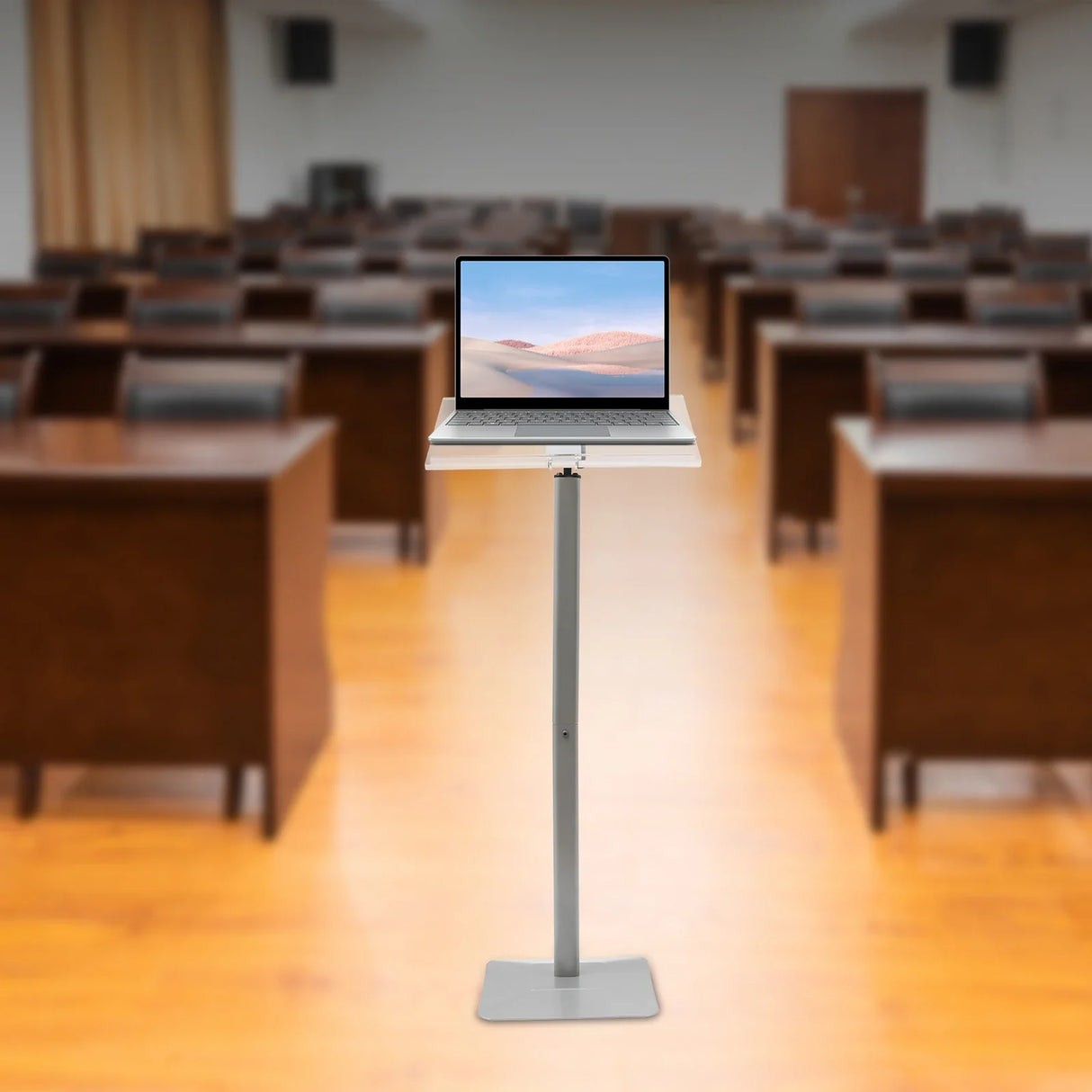 30-90° Adjustment Floor Standing Speaking Podium Office Slanted Top Laptop Desk Meeting Room Speech Table Home Accessories