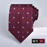 ties for men 2024 Luxury Wine Red Groom Wedding Accessories Dot Stripe gravata 8cm Necktie Kravaty Corbatas De Hombres