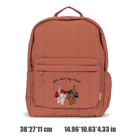 Children Backpacks KS Brand Kids Schoolbag Toddler Kindergarten Backpack Vintage Style Boys Girls School Bags Baby Travel Bag