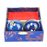 2pcs Yin Yang Relaxation Therapy Handball Fitness Finger Exercise Meditation Chinese Health Baoding Ball Hand Massage Daily