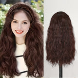 22 Inches Headband Wig Long Wavy Braid Hair Hoop Wig One Piece Synthetic Wig Beginners Friendly  Daily Party Cosplay Wigs