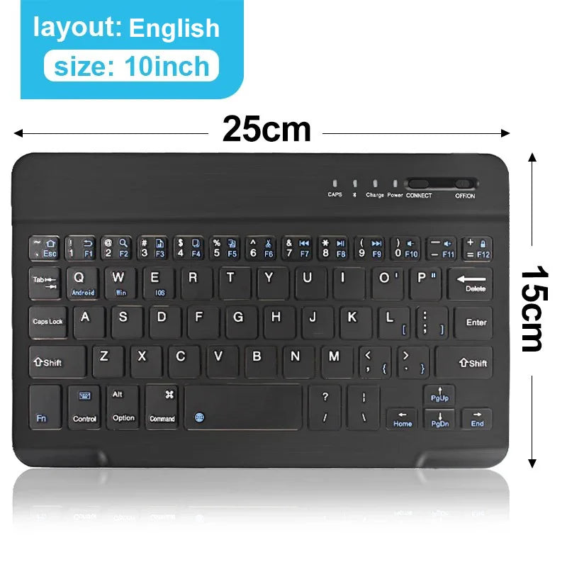 Wireless Bluetooth Keyboard 10inch Backlit Keyboard Backlight  Touchpad Keyboard Mouse For PC IOS Android Windows TV Box iPad