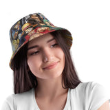 ONE PIECE Monkey D. Luffy CHARACTERS  Bucket Hat For Women Men Teenager Foldable Bob Fishing Hats Panama Cap Autumn