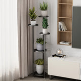 Multi-Storey Iron Shelves For Plant Floor-To-Ceiling Balcony Pot Plant Stand Flower Rack Living Room Lobby Display Flower Stand