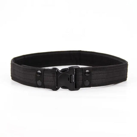 New Plastic Buckle Men Canvas Lengthened Thickened Tactical Belt Wide Edging Outdoor Belt