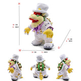 9 Styles Mario Plush Toys Princess Peach Fury Bowser Koopa King K.Rool Meowser Stuffed Cartoon Peluche Dolls Free Shipping