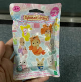 Japan Sylvanian Families Blind Box Kawaii Camping Dress Up Baby Doll Cute Anime Figrues Room Ornaments Christmas Flocking doll