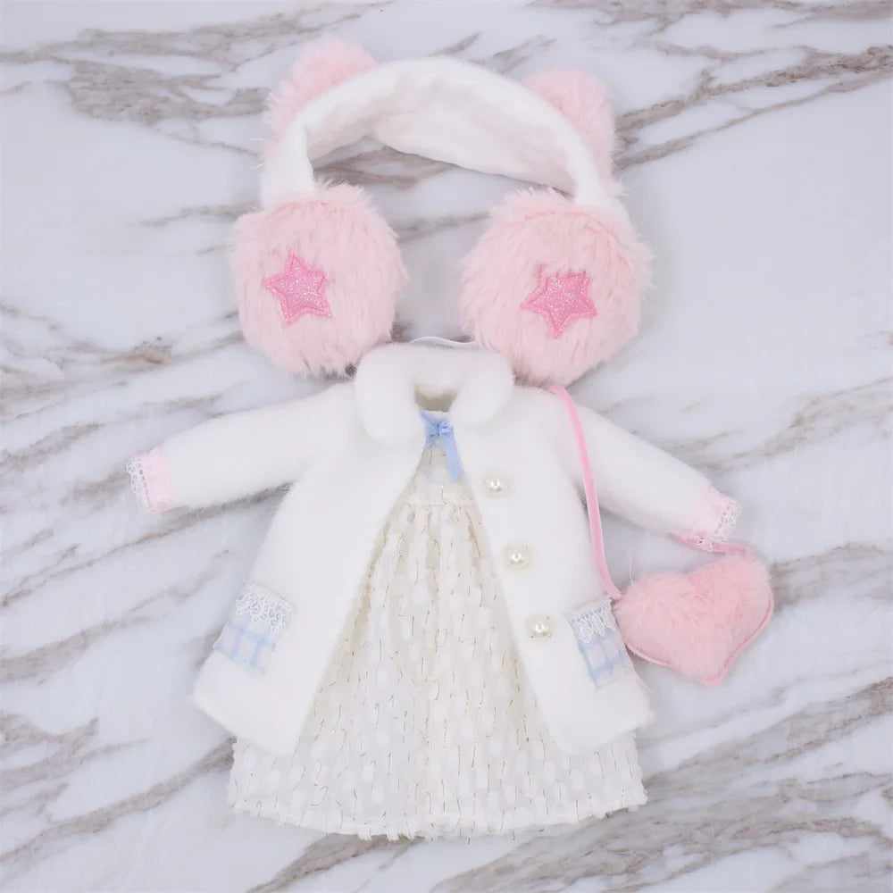 ICY DBS Blyth Doll dress 1/6 toy Clothes Lovely delicate lace princess skirt bow bjd outfits