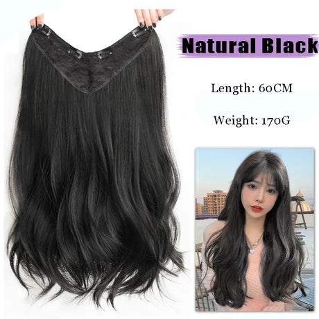 AS-Part Synthetic Clip In Hair Extension Long Thick Curly Natural Blonde Flase Hair Hairpieces For Women Heat Resistant