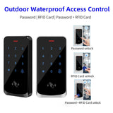 Outdoor Waterproof Access Control Smart Electronic Door Lock RFID 125KHz System Keypad Password Apartment Access Controler