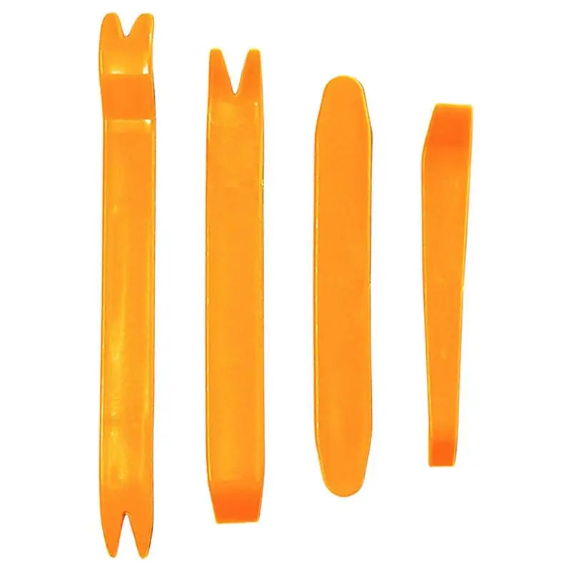 4Pcs Car Audio Disassembly Tool Audio Removal Trim Panel Dashboard Car DVD Player Pry Tools Kit Panel Plastic Trim Clip tools