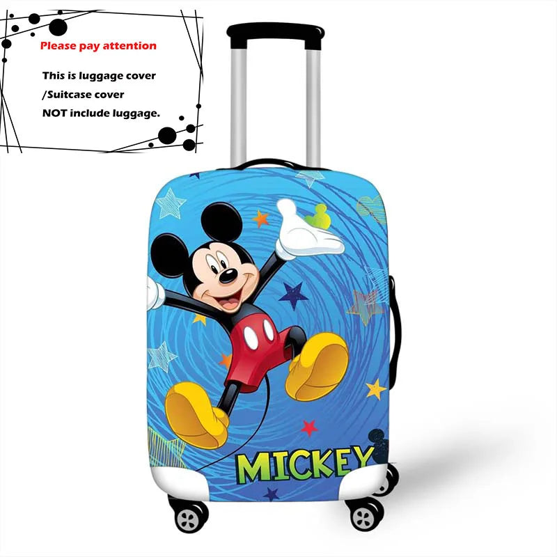 18-32 Inch Mickey Minnie Elastic Luggage Protective Cover Trolley Suitcase Protect Dust Bag Case Travel Accessories