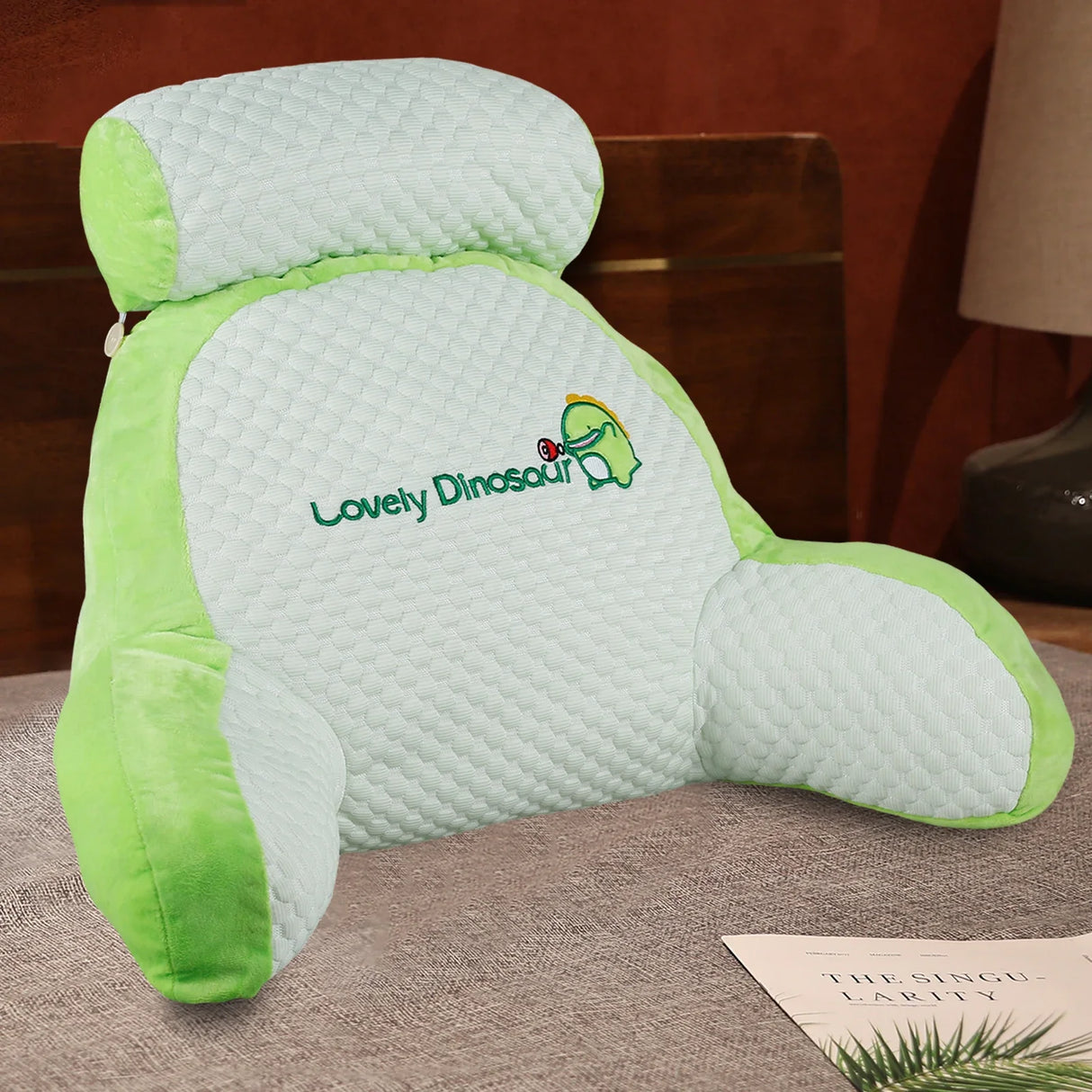 All Season Reading Pillow Comfortable Soft Detachable Lumbar Support Cushions Office Sofa for Chair Bed  Backrest with Headrest