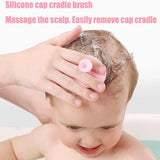 Baby Hair Brush Set for Newborn Toddlers Soft Bristles Cradle Cap Brush Gift Baby Care Accessories Infant Bathing Soft Comb