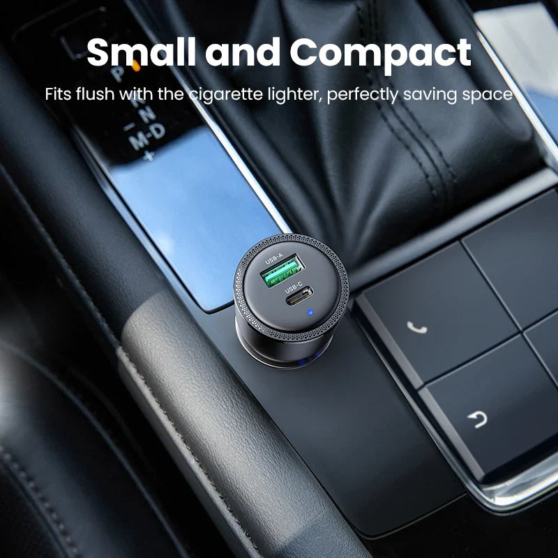NEW in UGREEN 63W Car Charger PD QC 3.0 PPS 45W USB Type C Fast Charging for iPhone 14 13 Samsung Xiaomi Mobile Phone Charger
