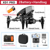 XD1 PRO Mini Drone 60g Weight Dual Camera Optical Flow Dron FPV Aerial Photography Foldable Quadcopter for Kids Toys RC Aircraft