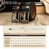 Male Luxury Pin Buckle Belts Genuine Leather Strap Belt For Men Business Leisure Belt Cummerbunds Ceinture Homme