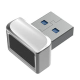 USB Fingerprint Reader Module Zinc Alloy MinI Lock Unlock Scanner Safe Multilingual Convenient Operation Portable for Laptops PC