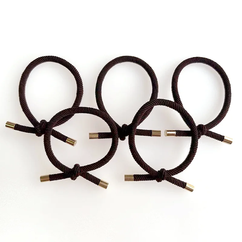 20PCS Stylish Women Elastic Hair Rubber Bands Bracelet Weaving Nylon Hairband For DIY Making Hair Tie Bracelet Accessories