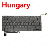 New A1286 Keyboard For MacBook Pro 15" A1286 Replacement Keyboard US UK ES FR RU DE HU KR PT DK NO 2009 2010 2011 2012