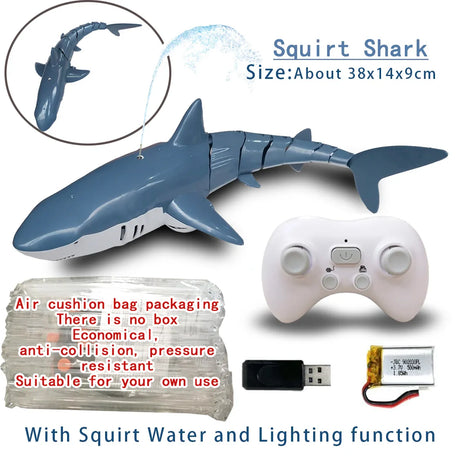 Kids Rc SharksToys for Boys Sand Water Swimming Pools Bath Tub Girl Ship Children Remote Control Robots Bionic Fish Animals Boat