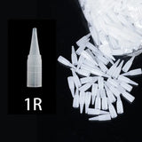 1000pcs 1/3/5 R pmu tattoo Needle Sterilized Disposable for Permanent Makeup  Eyebrow Tattoo Pen Machine with Needles Caps tip